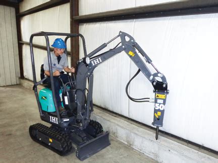 propane powered mini excavator rental